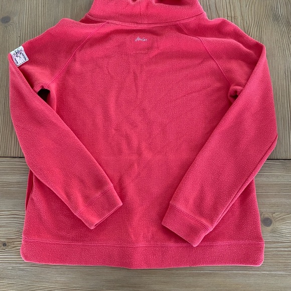 women’s coral Sweater with Drawstring Collar size 10 - Picture 3 of 8